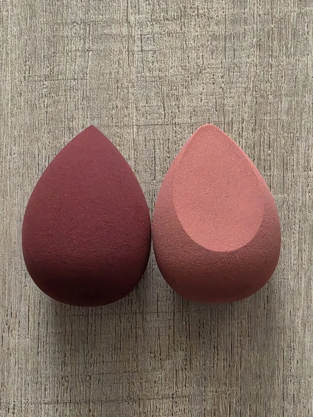🔥3/$15 SALE🔥Dual-Color Beauty Blender Set - Dusty Rose & Mauve